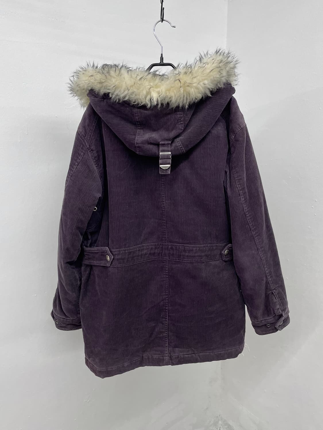 퍼플 코듀로이 퍼 야상 자켓 상품이미지8