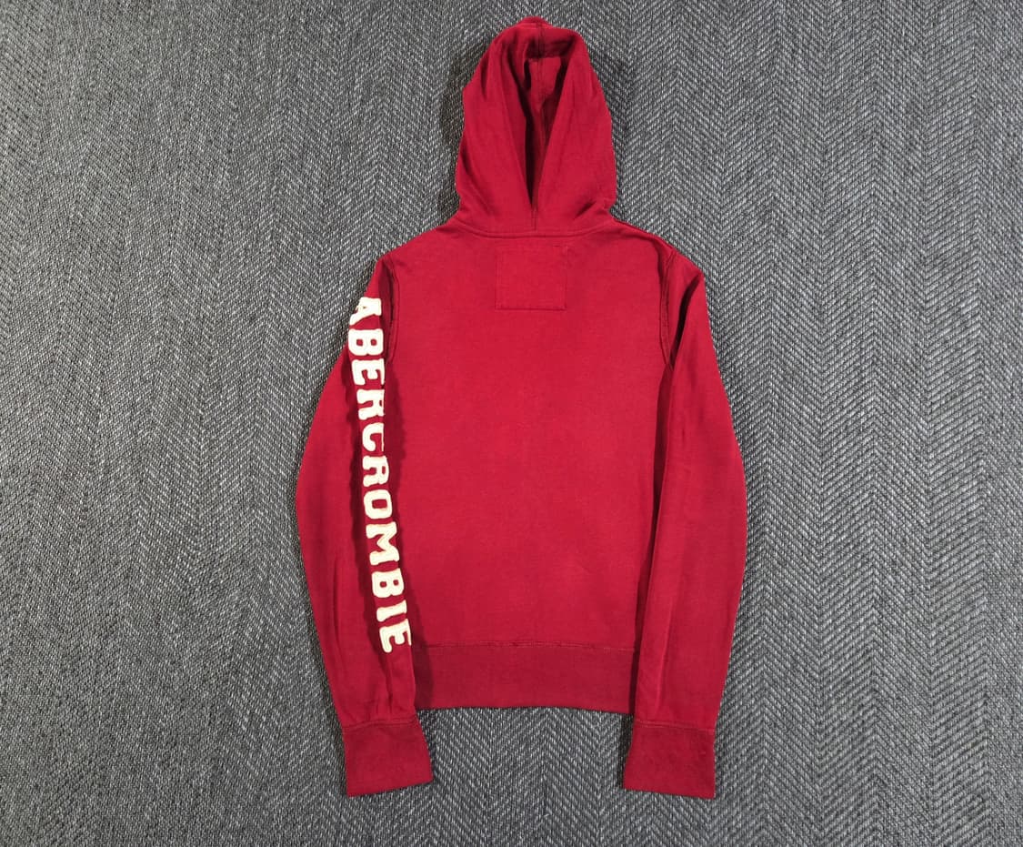 아베크롬비 Y2K 버건디 후드집업 상품이미지2