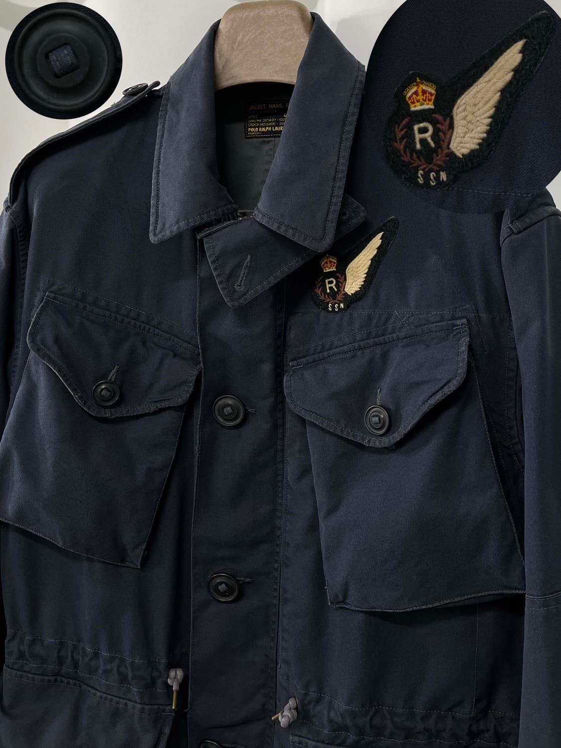 폴로 랄프로렌 RAF 영국군 필드 스모크 컴뱃필드 밀리터리 자켓 상품이미지5
