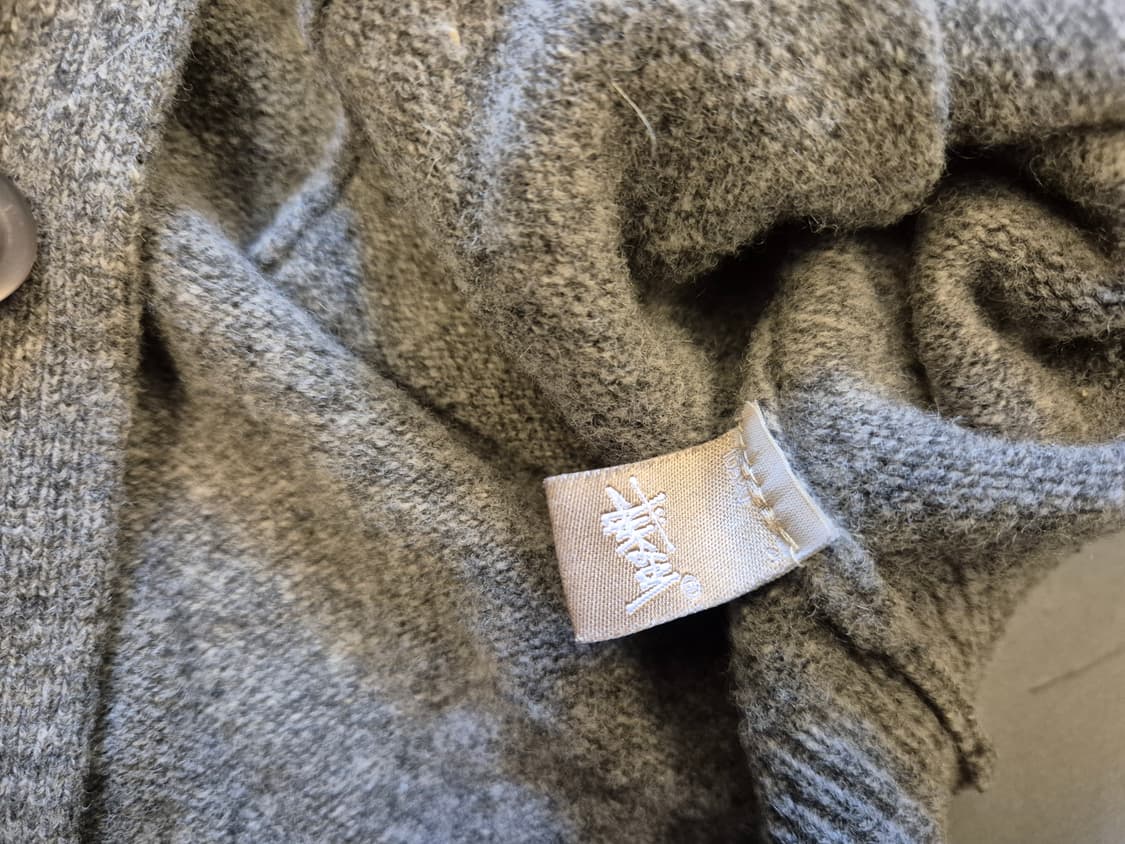 00s 스투시 램스울 가디건 상품이미지5