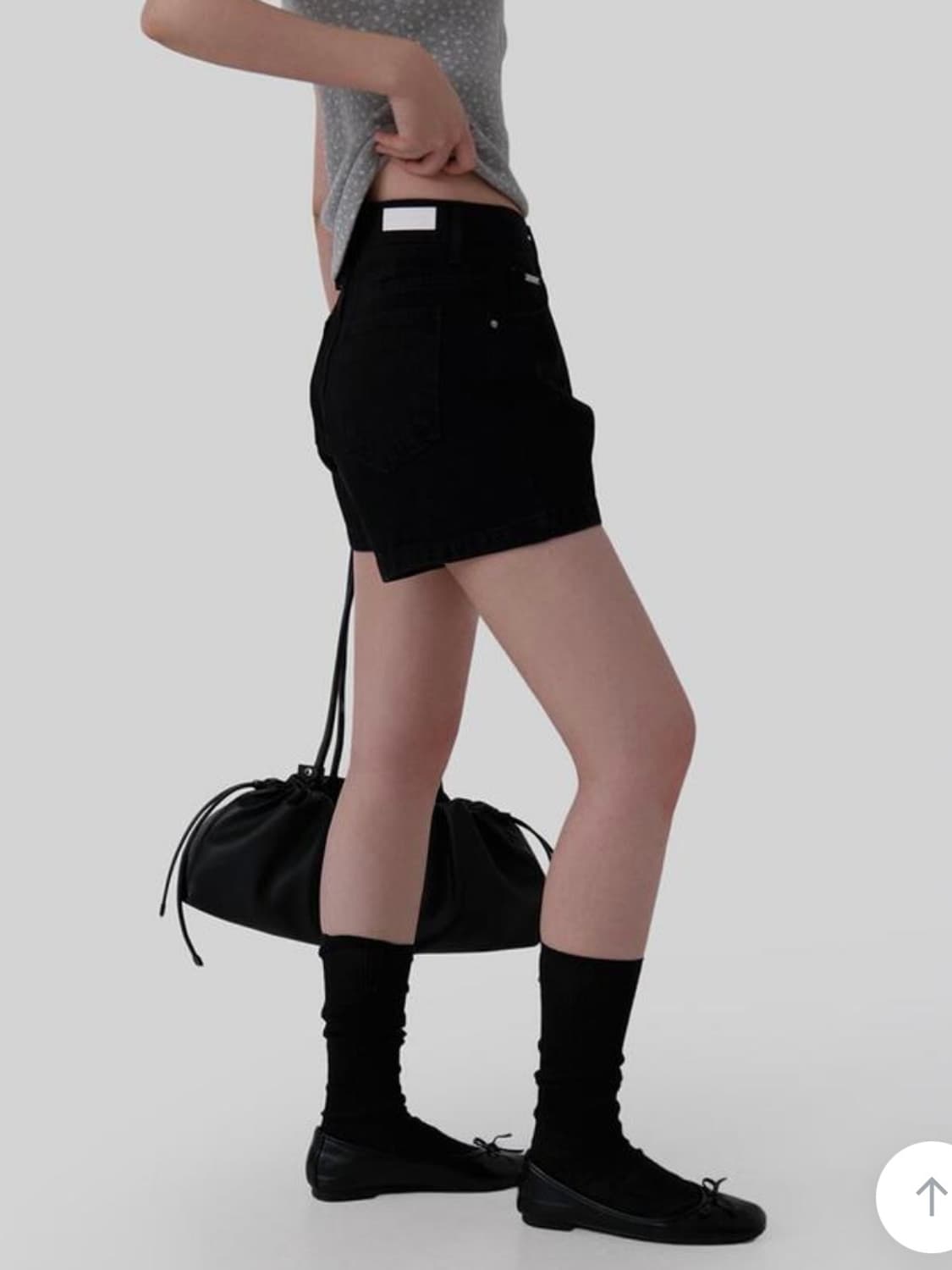 어텀 콘블랙데님쇼츠 상품이미지2
