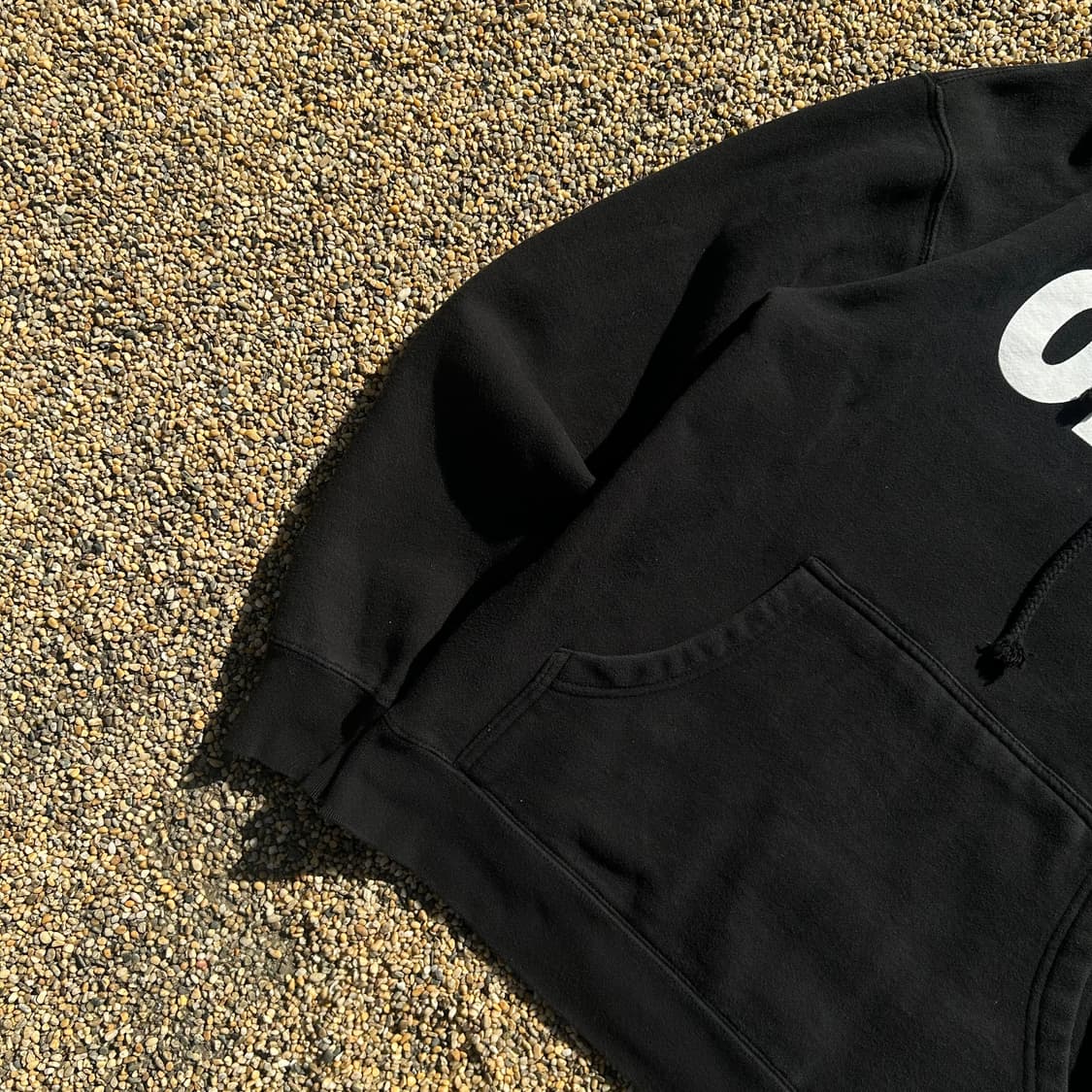 오베이 스펠로고 블랙 후드티 상품이미지3