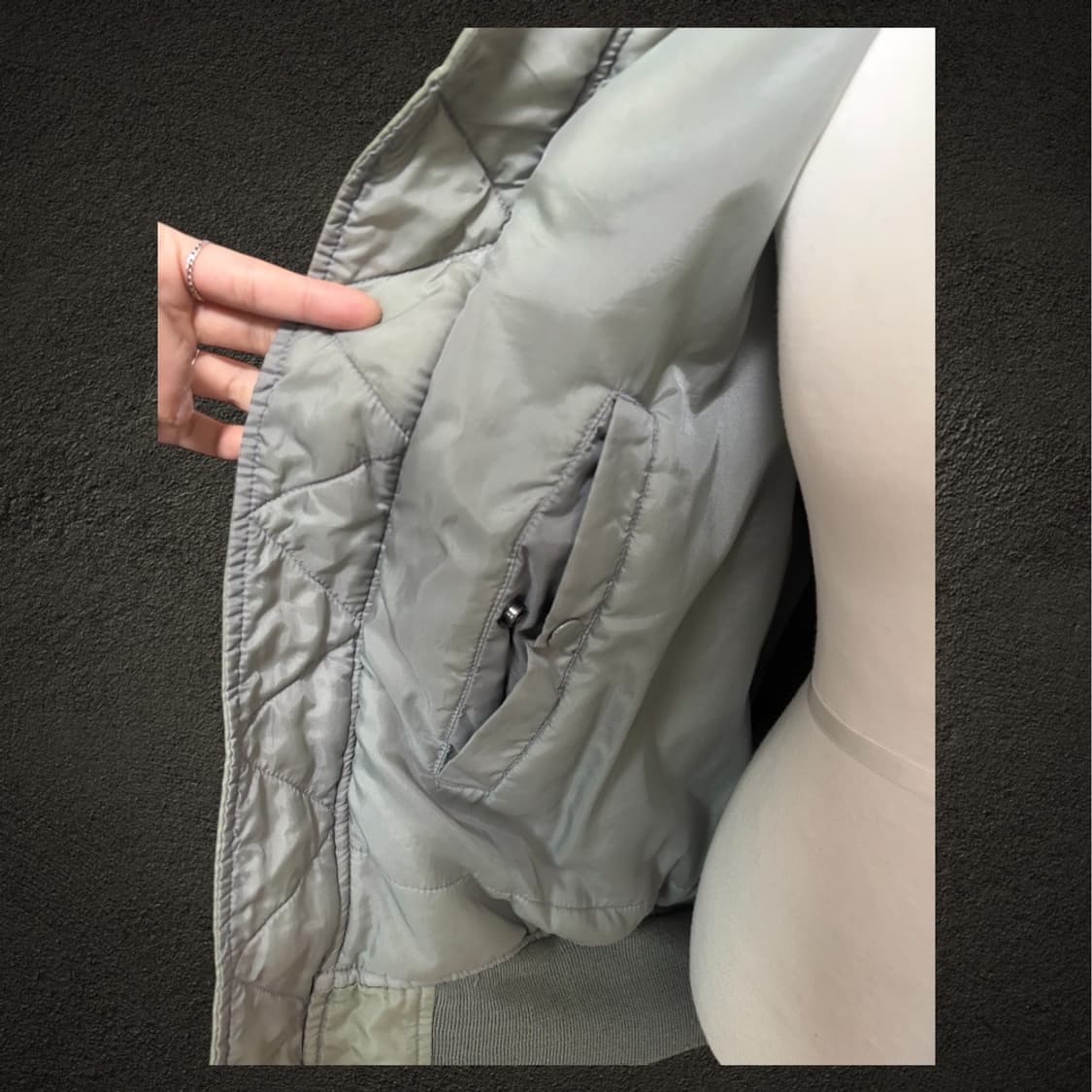 US AIR FORCE 에어포스 미공군 MA-1 플라이트 항공 자켓 상품이미지6