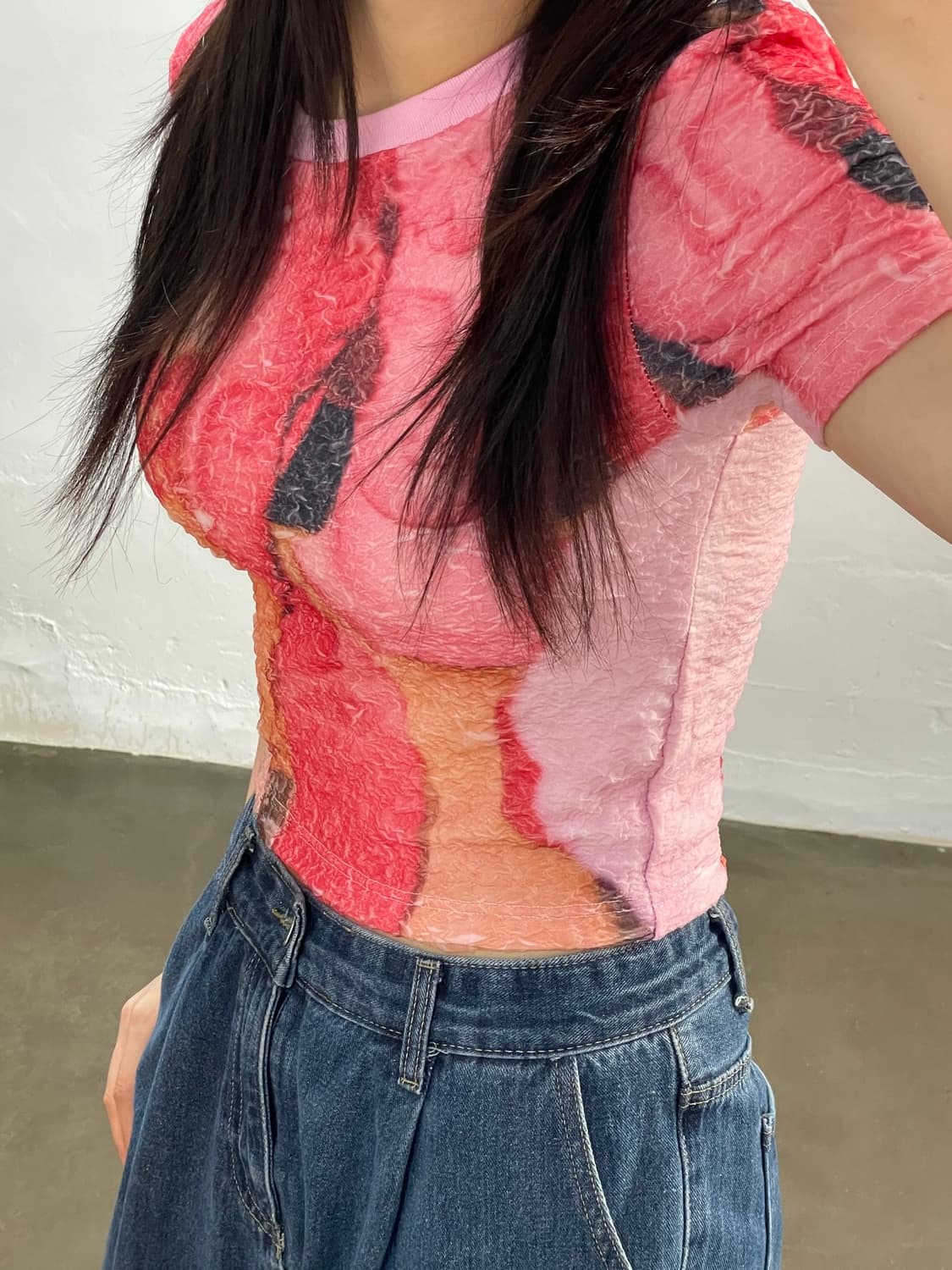 앤더슨벨 크롭 티셔츠 상품이미지1