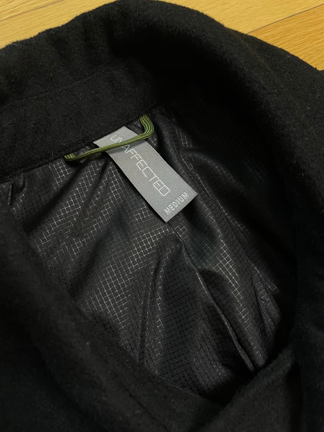 언어펙티드 블랙 트렌치 코트 m 상품이미지4