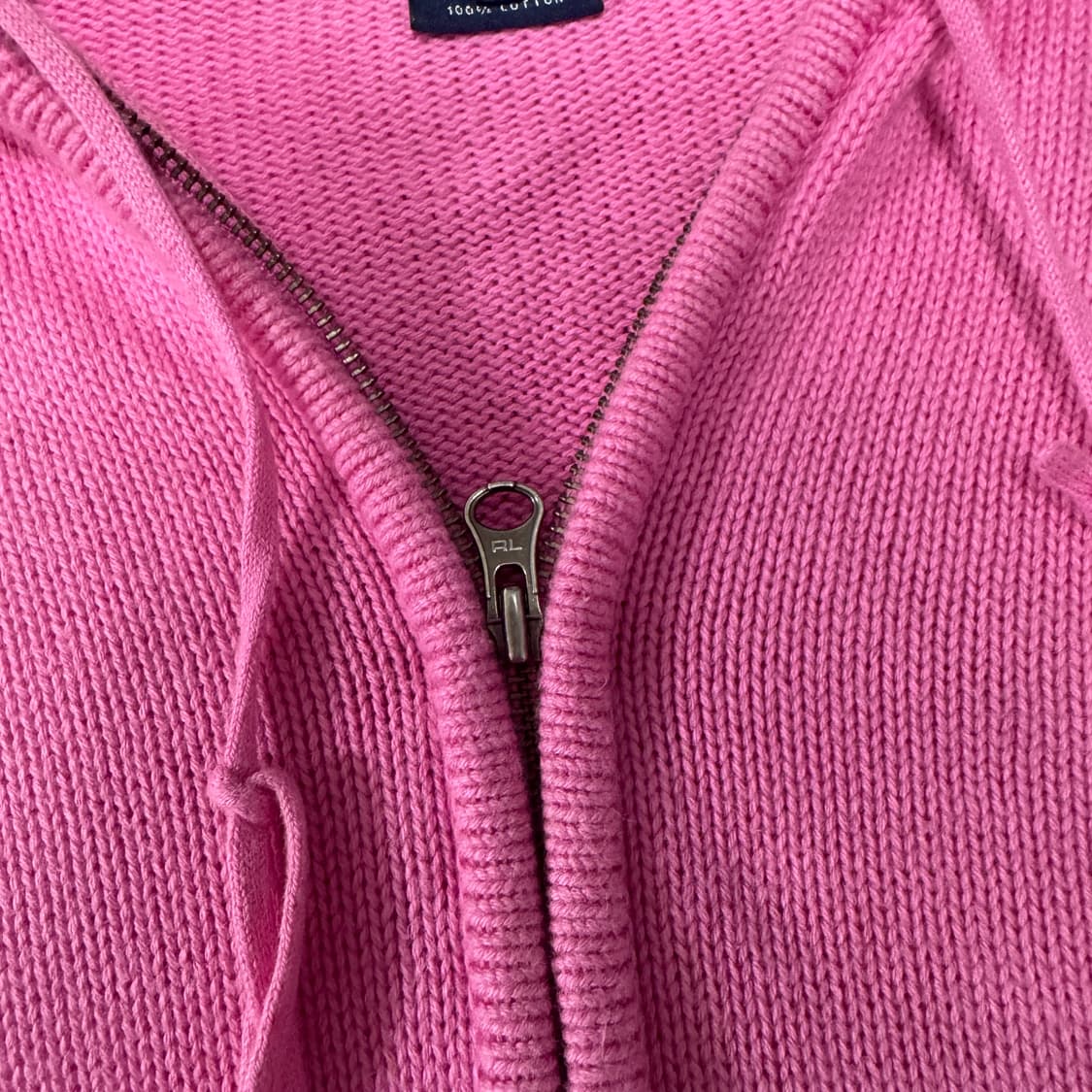 폴로랄프로렌 니트집업 후드 여성 L사이즈 상품이미지4