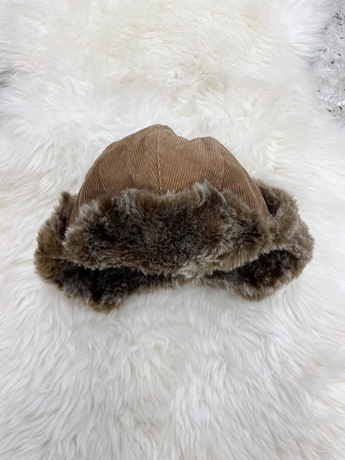 브라운 코듀로이 퍼 트루퍼햇 상품이미지6