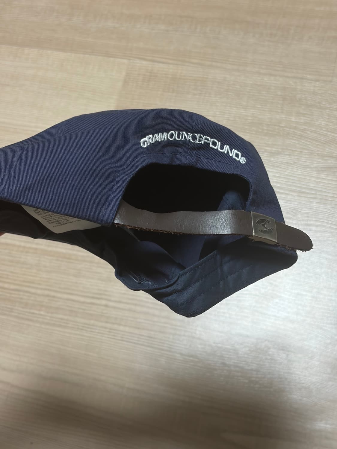 Excuse Me 5-Panel Cap_Washed Navy 상품이미지5