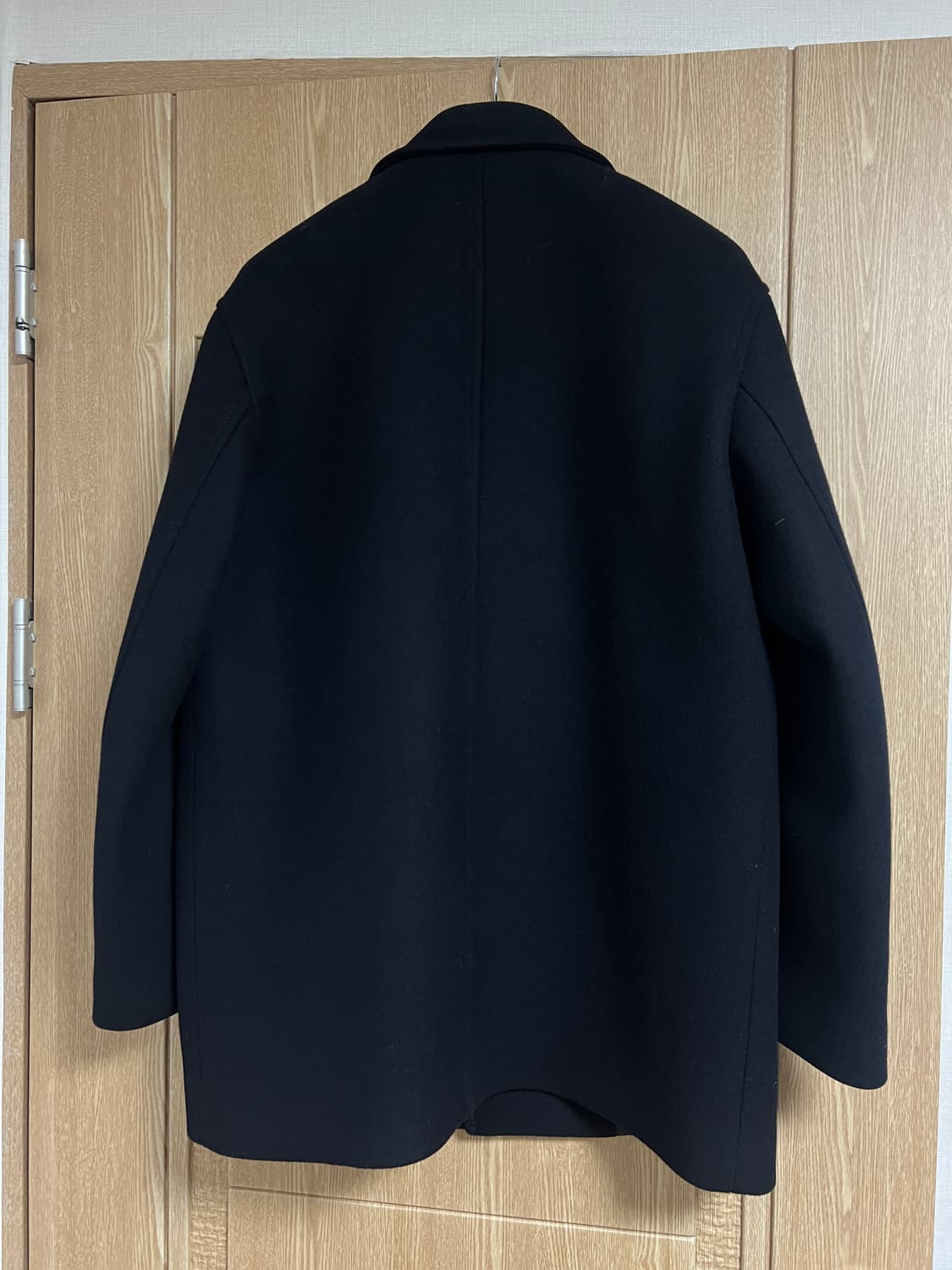 멜톤 울 하프 코트 SIZE 1 상품이미지4