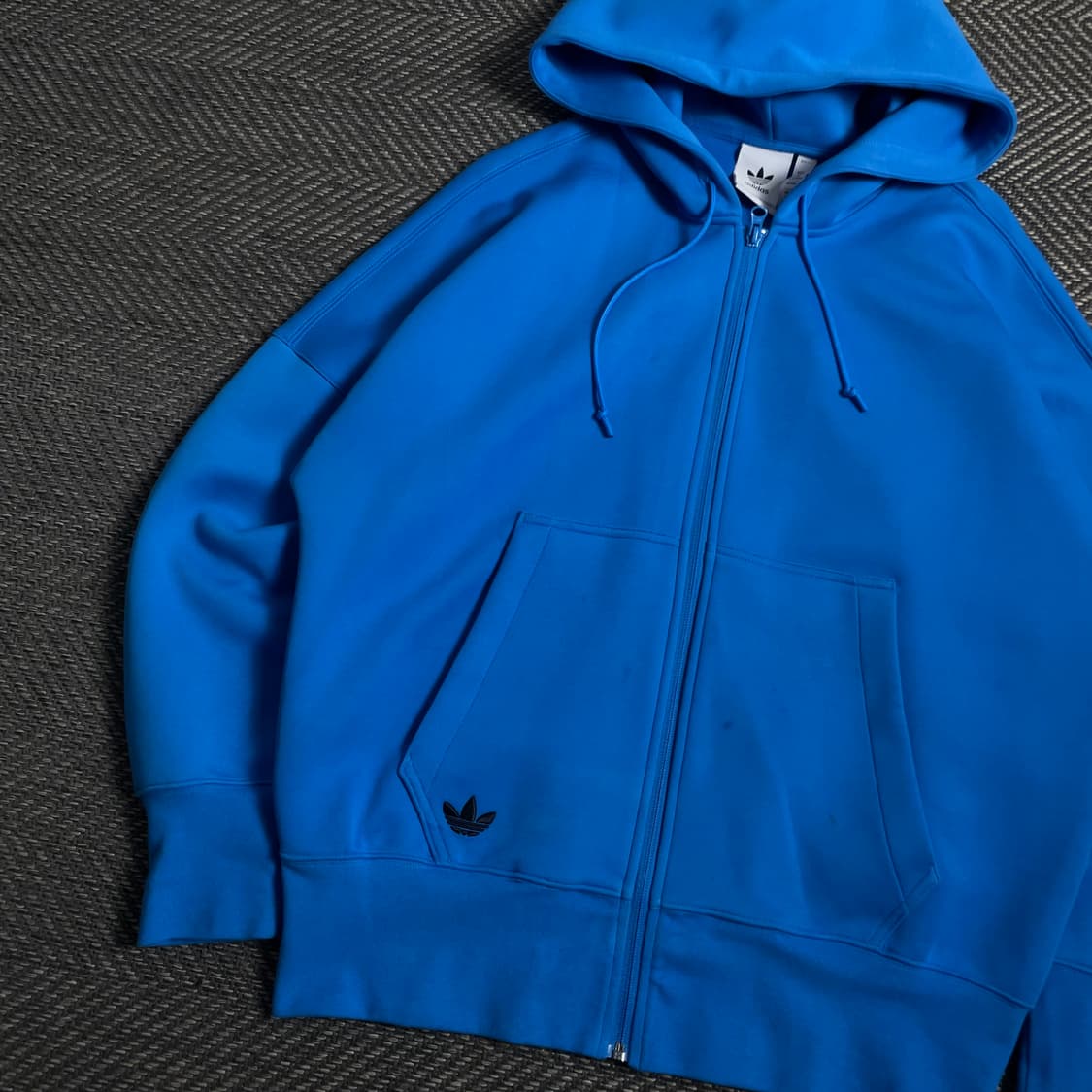 아디다스 뉴클래식 삼선 박시핏 후드 집업 블루 y 4774 상품이미지4