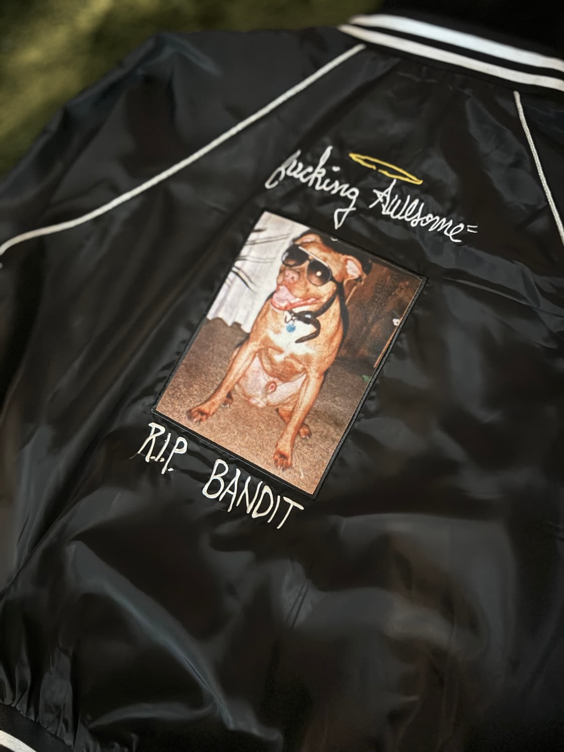 [L] 퍼킹어썸 R.I.P. BANDIT 라이트웨이트 스타디움 자켓 상품이미지9