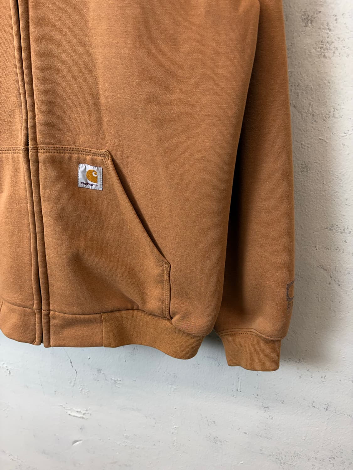 칼하트 빈티지 레인디펜더 써멀 후드집업 된장 상품이미지3