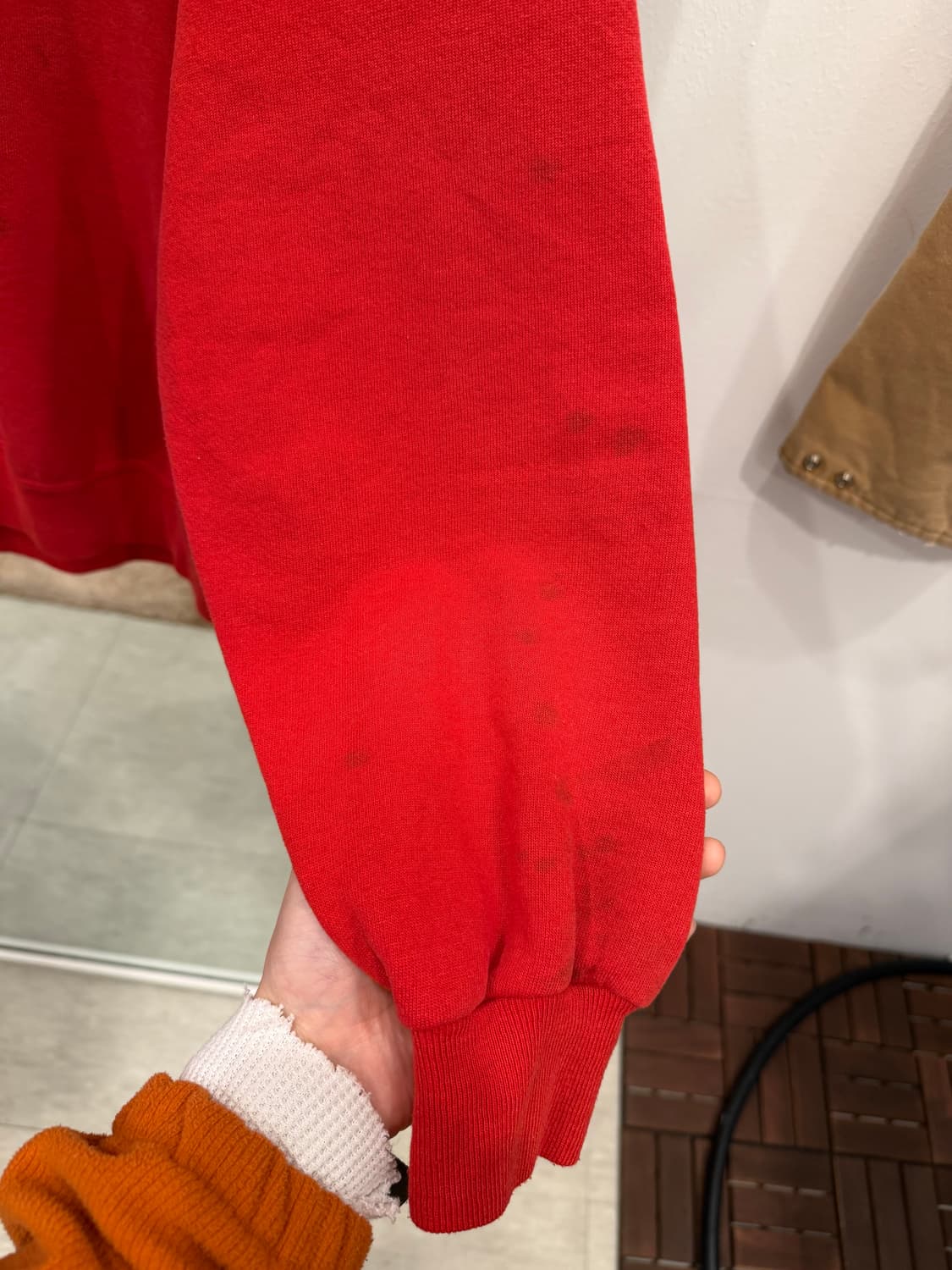 90s Jerzees 저지스 플레인 스웻 셔츠 (made in USA) 상품이미지6