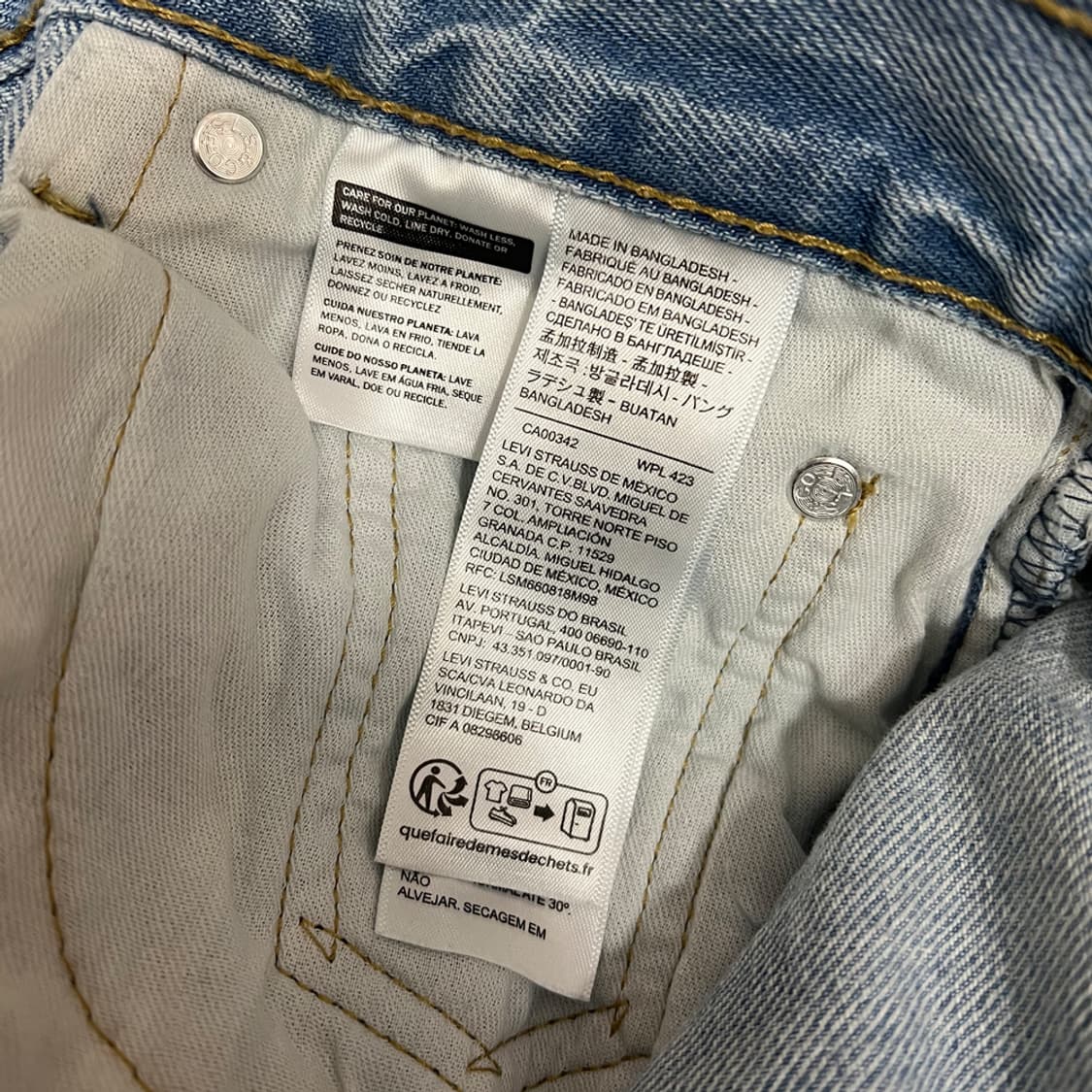 리바이스 550 연청 데님 팬츠 청바지 30 상품이미지5