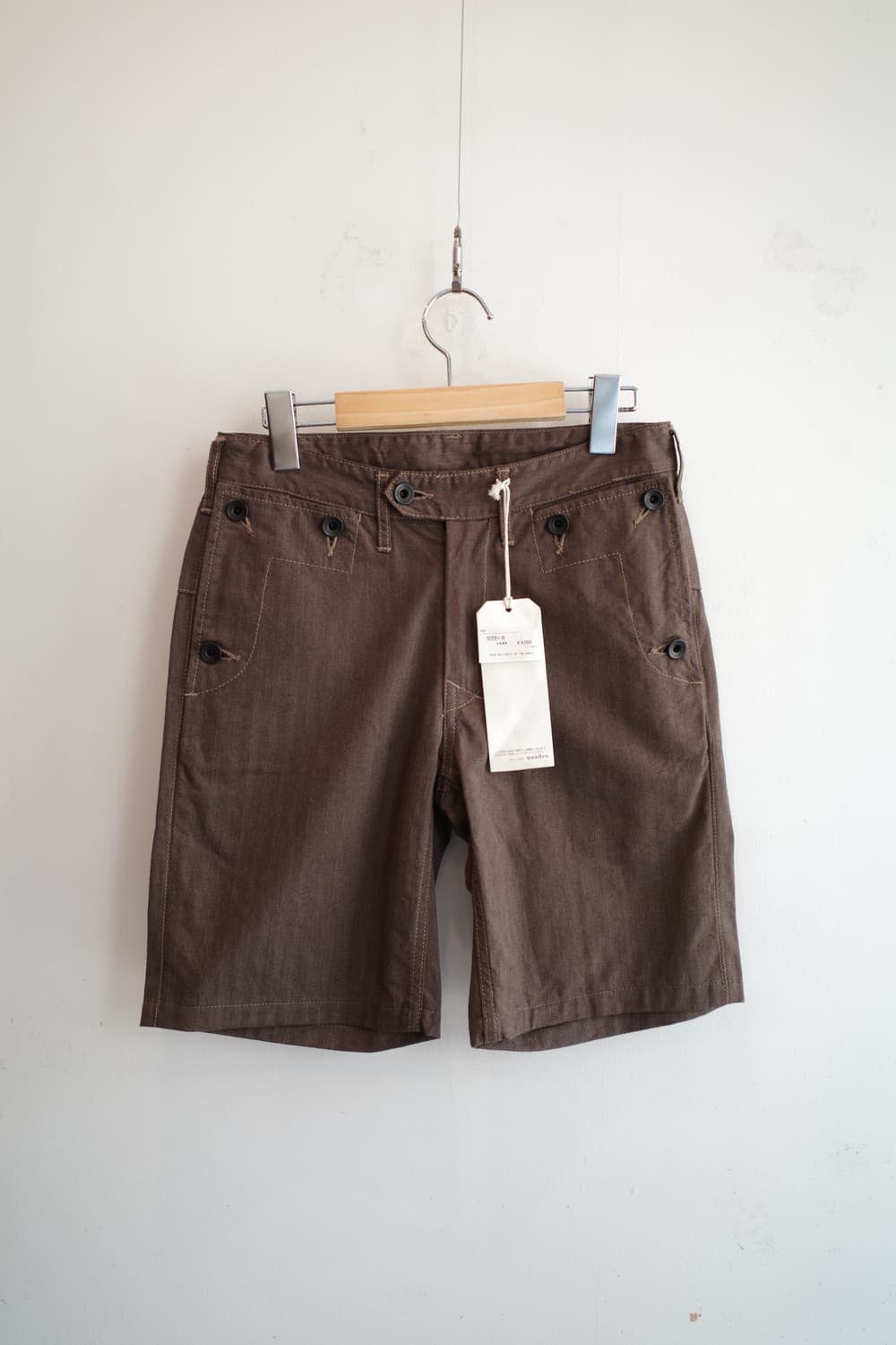 quadro 헤링본 워크 쇼츠 (MADE IN JAPAN) 상품이미지1
