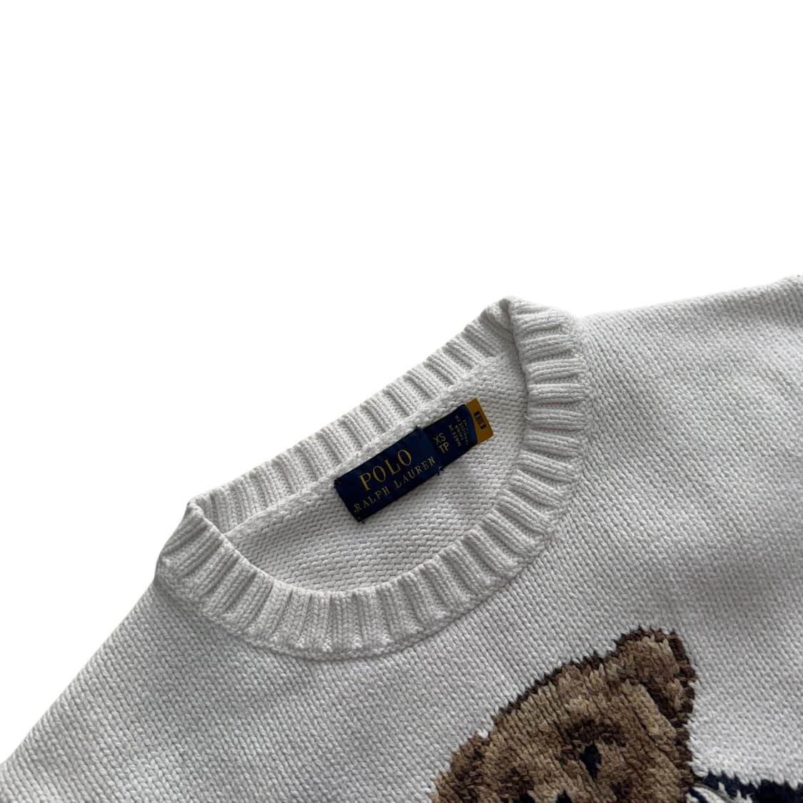 [우먼 XS] 폴로 랄프로렌 베어 자수 스웨터 니트 QR 상품이미지4