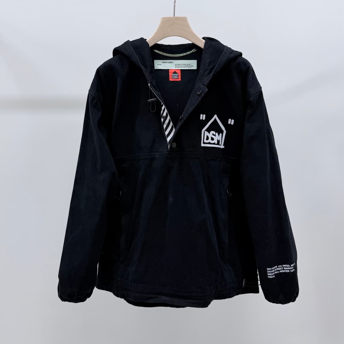 [S급/M] 오프화이트 x 도버스트릿마켓 아노락 후드 자켓 상품이미지4