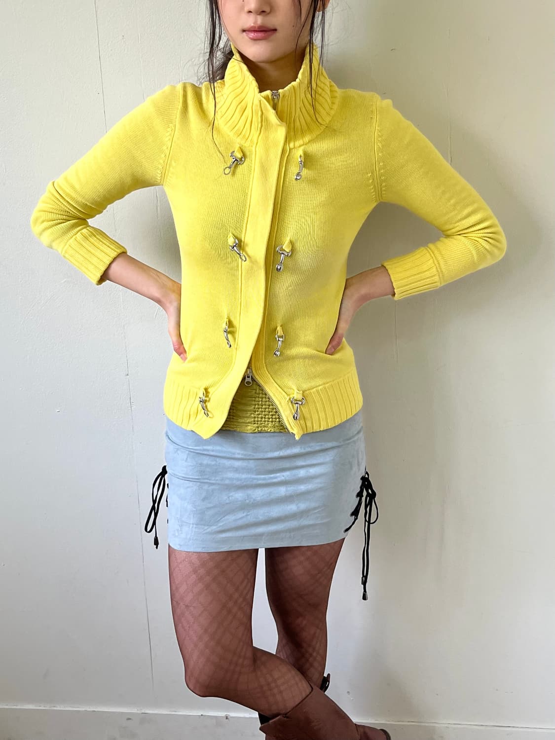 Le souk 엘로우 후크 집업 상품이미지4