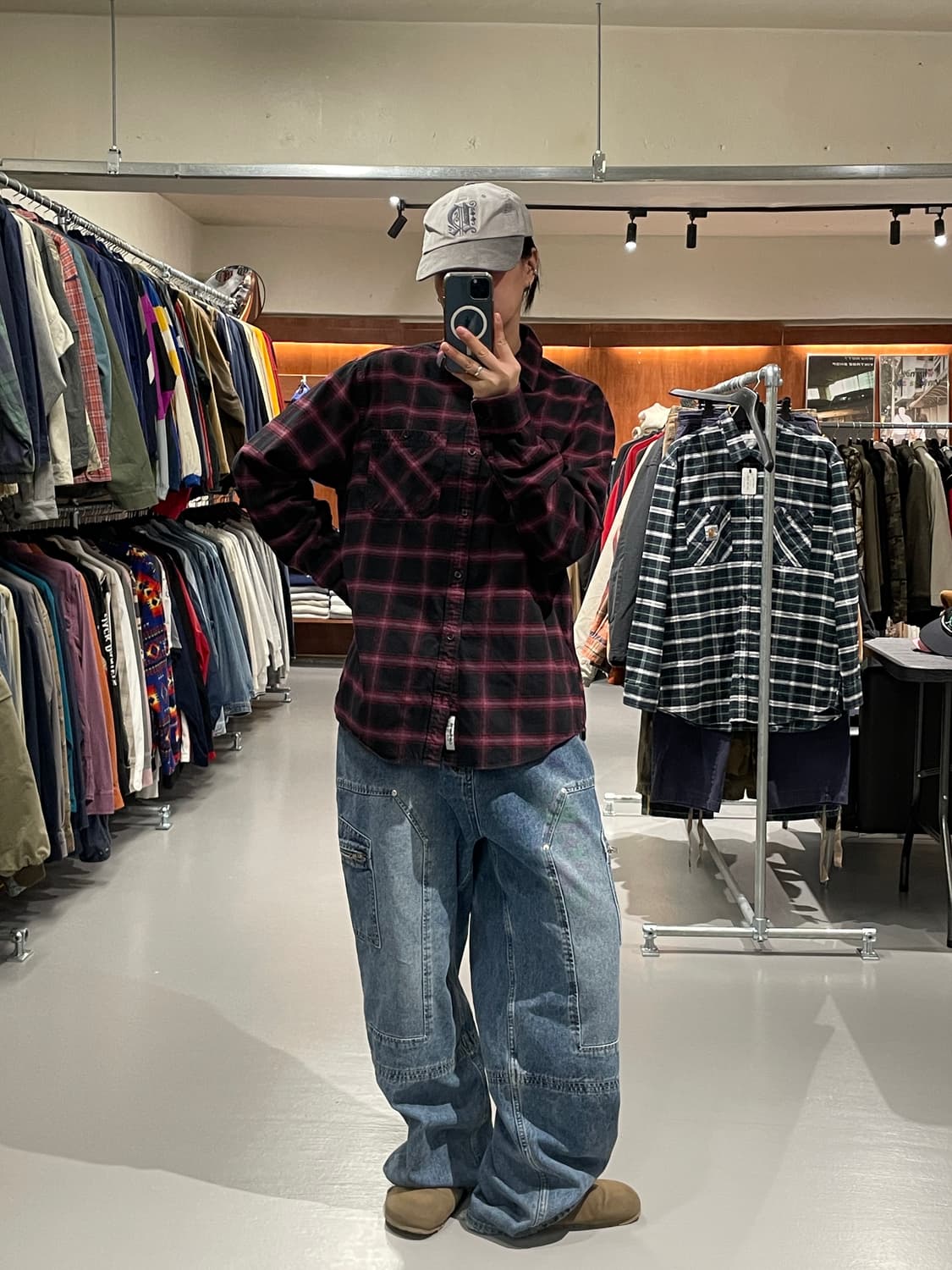 칼하트 체크 셔츠  상품이미지4