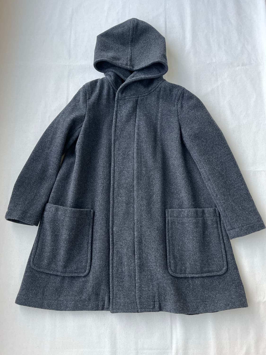 주카 울 후디 하프 코트 상품이미지2