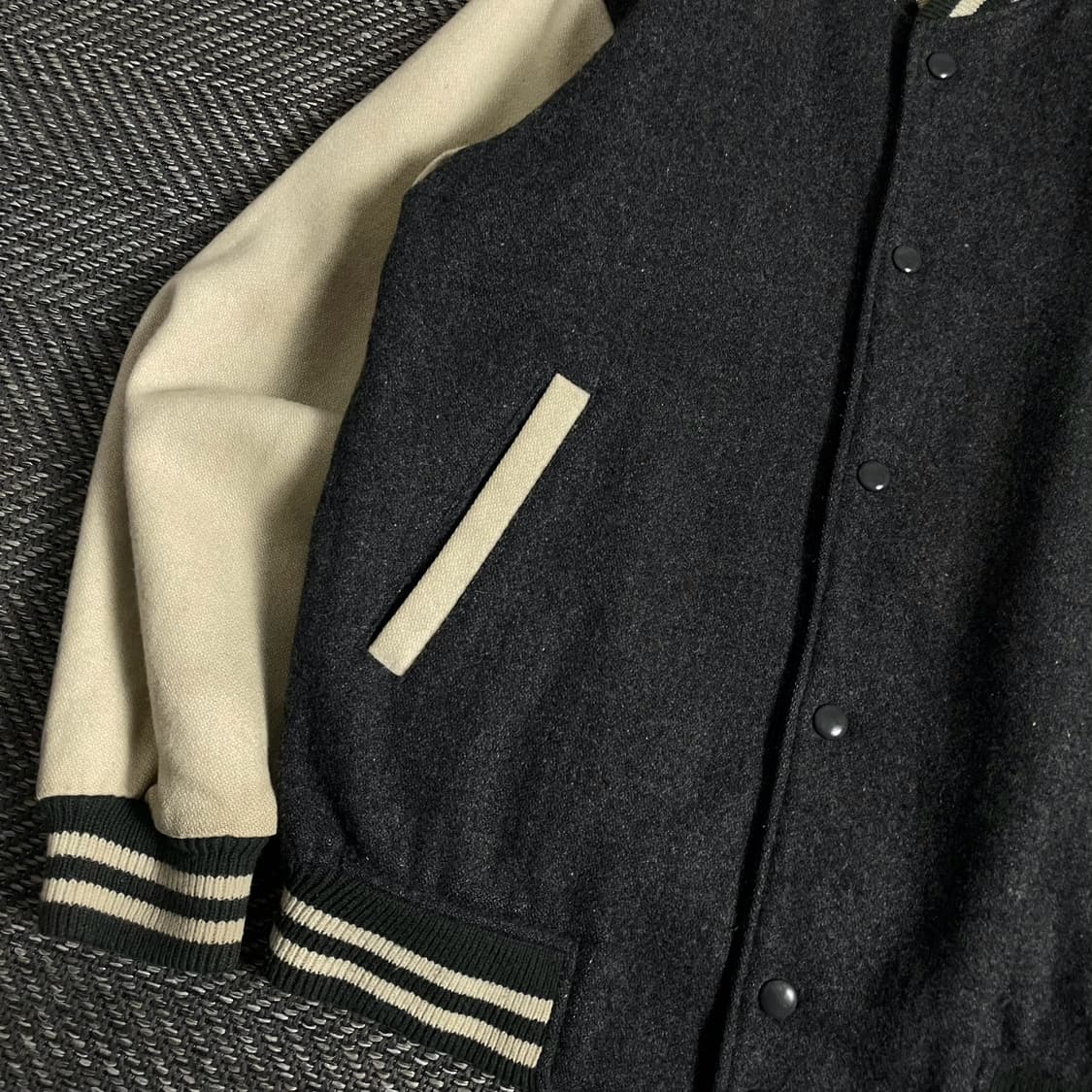 일본 오리지날 빈티지 모직 바시티 자켓y 3244 상품이미지3