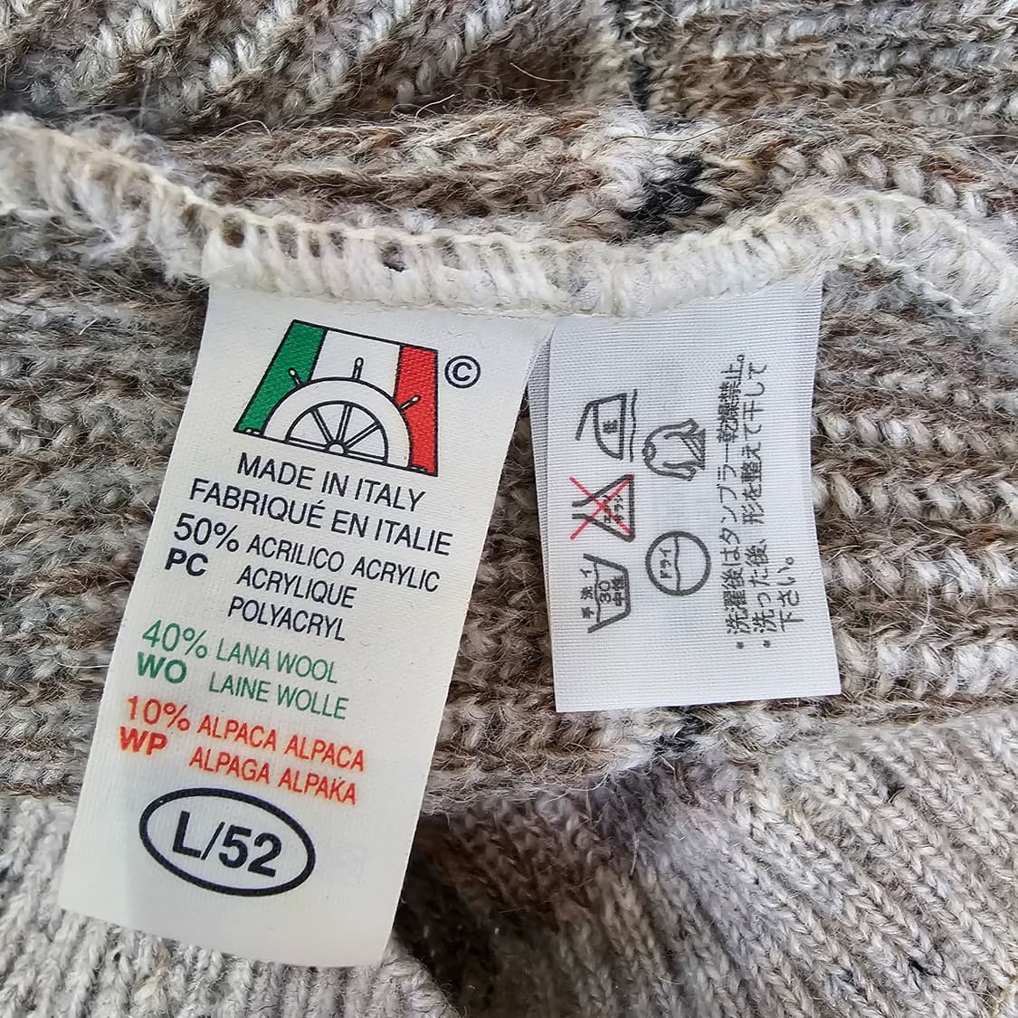 이탈리아 BRESCI 알파카 울 니트 상품이미지10