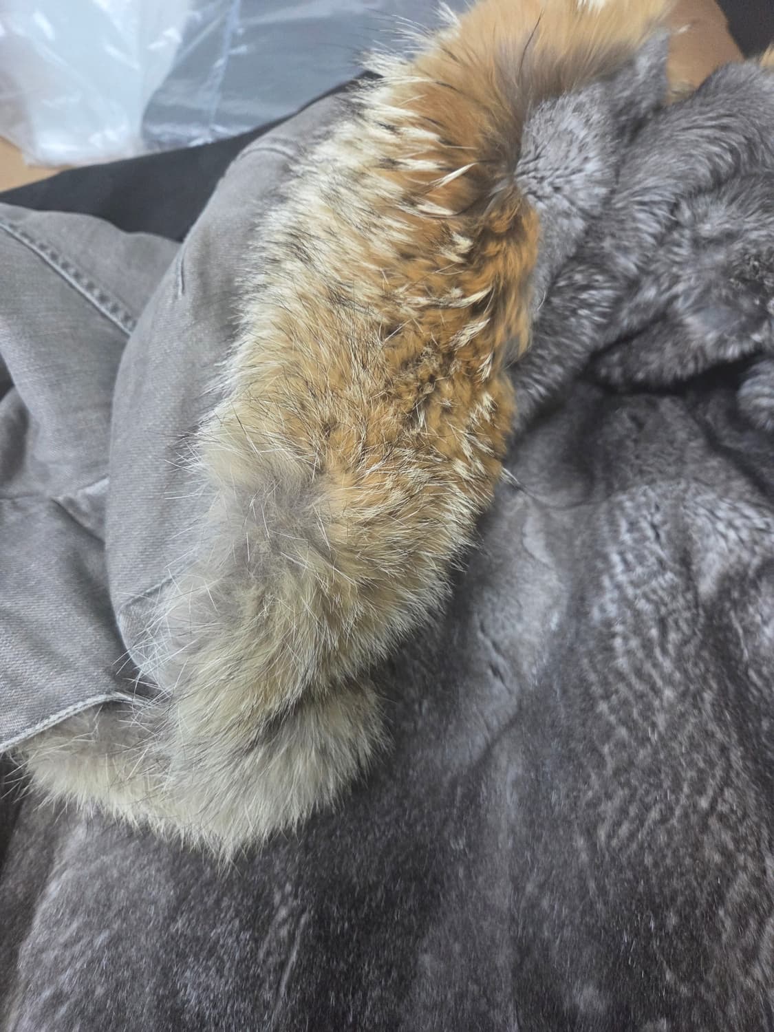 이브살로몬 옴므 코요테 퍼 후드 데님 자켓 54 110 상품이미지7