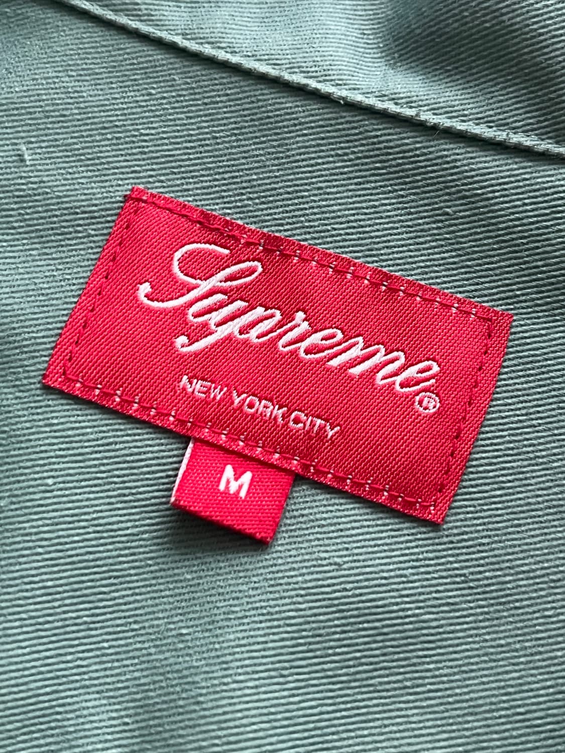 Supreme 슈프림x마이클잭슨 워크셔츠 올리브 M (100-105) 상품이미지4