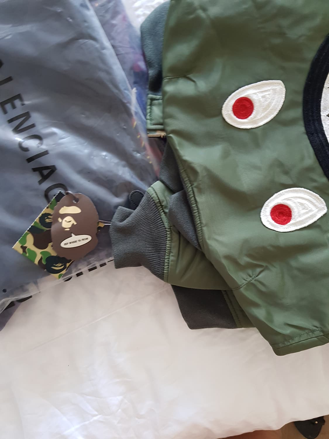 Bape  SHARK MA-1 bomber 쟈켓 상품이미지4