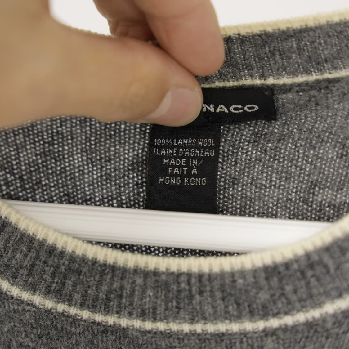 클럽모나코 램스울 라운드 니트 상품이미지5