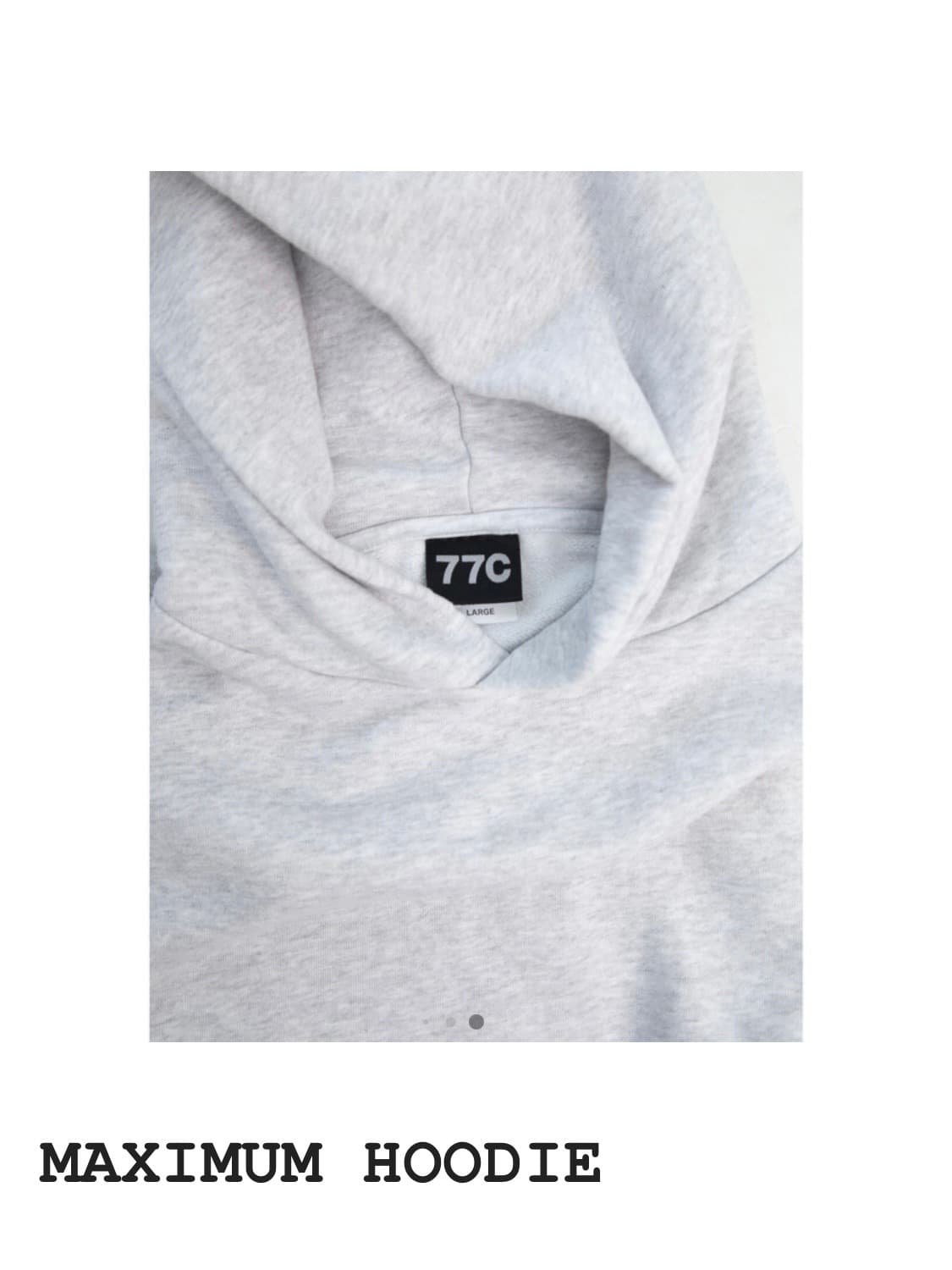 (XL) 77c maximum hoodie 상품이미지7