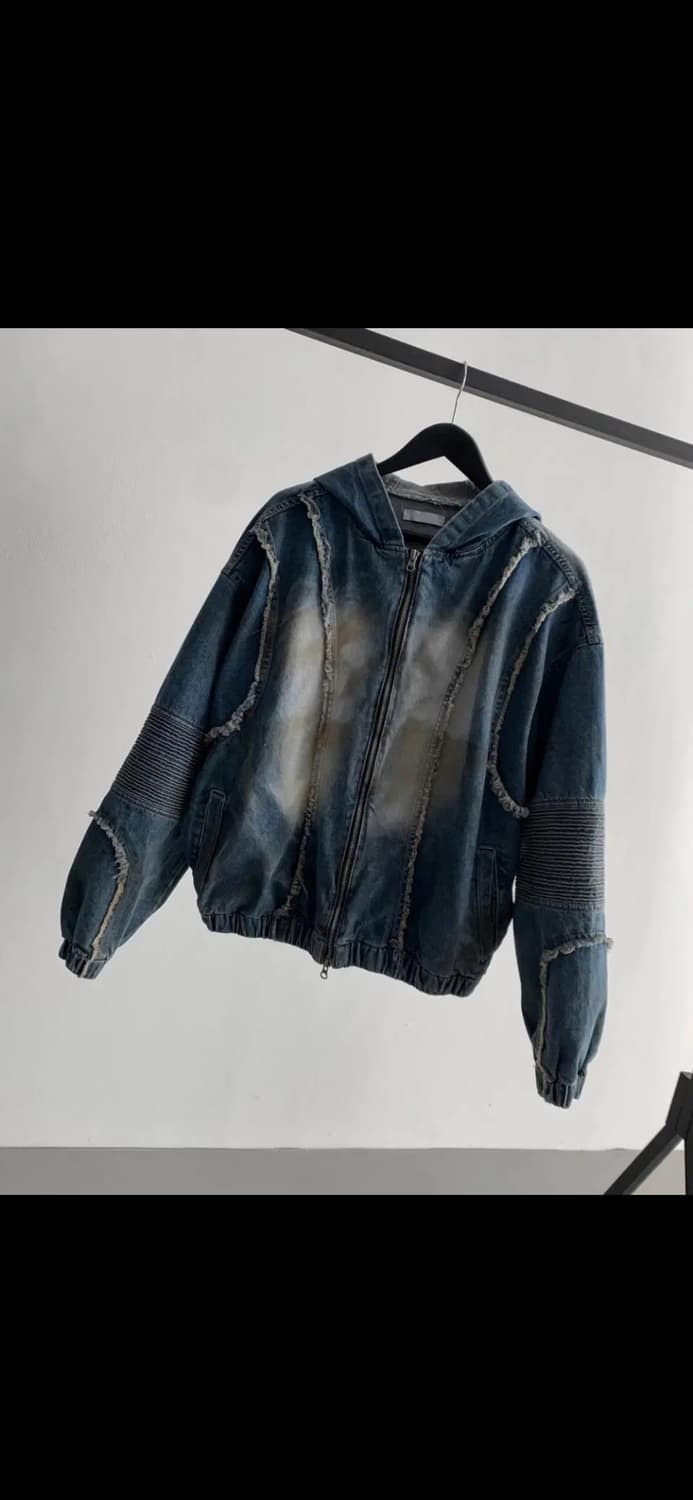 샌드 데님 후드 자켓 상품이미지3