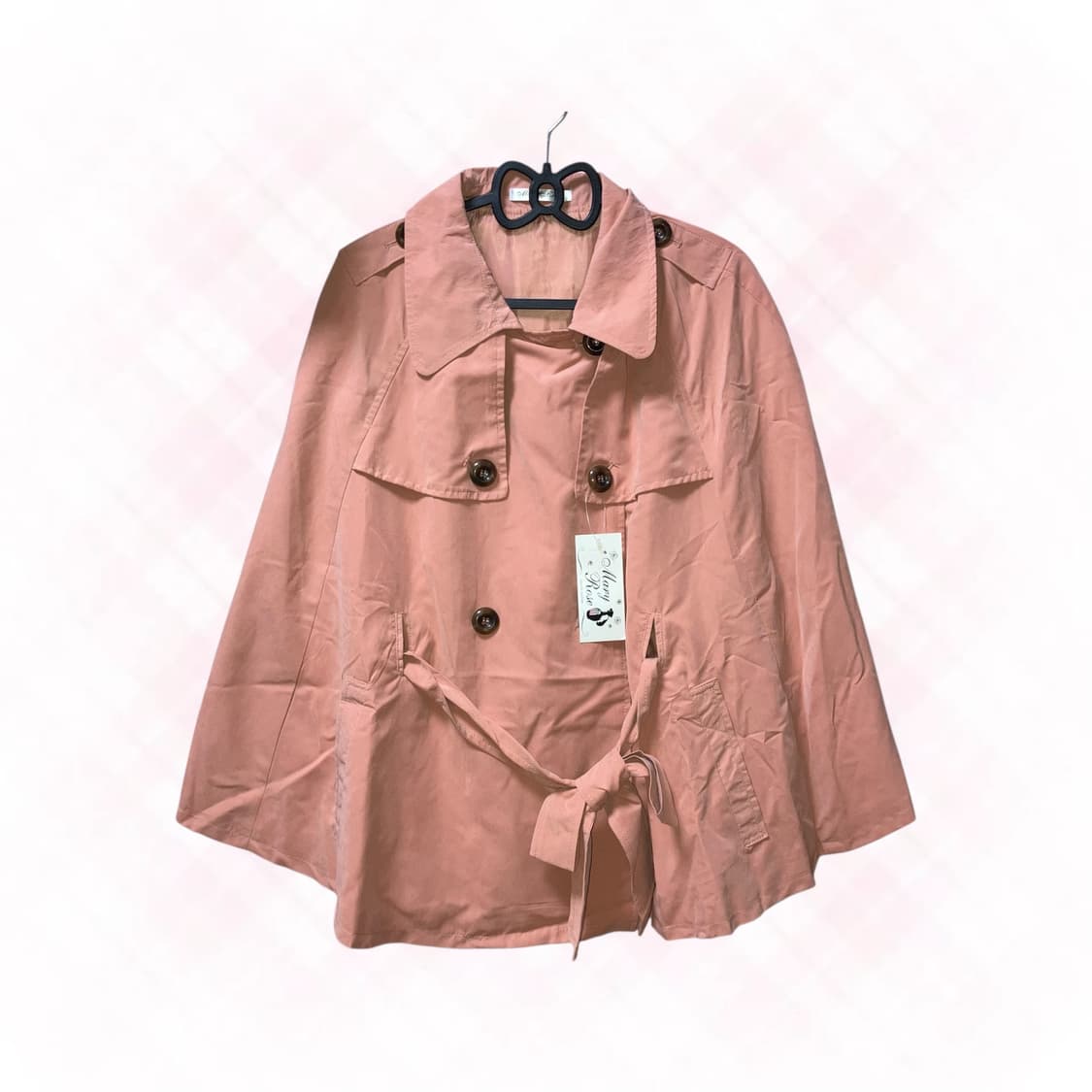 히메갸루 갸루 핑크 케이프 일브 핀터깔 빈티지 상품이미지4