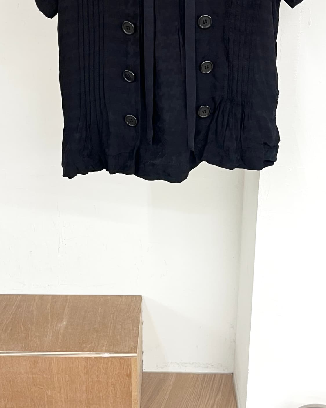 꼼데가르송 블랙 더블 브레스트 버튼 블라우스 상품이미지5