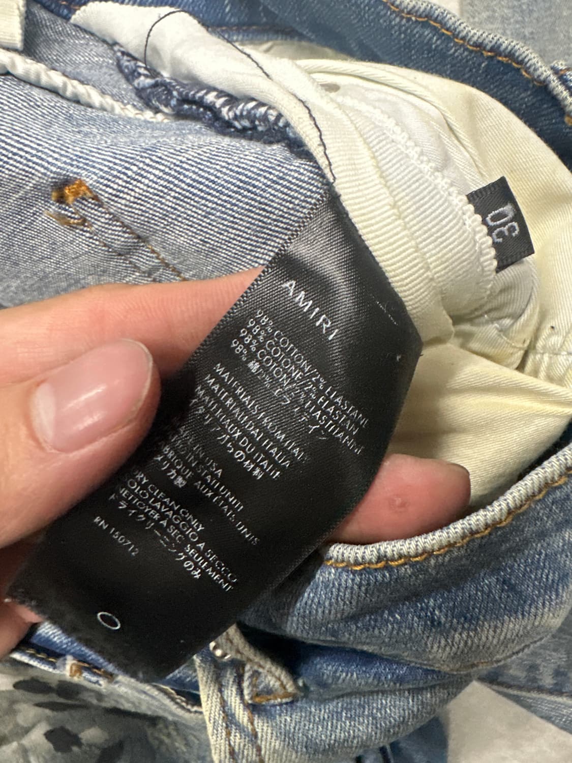 아미리 데미지 페인트 진 상품이미지10