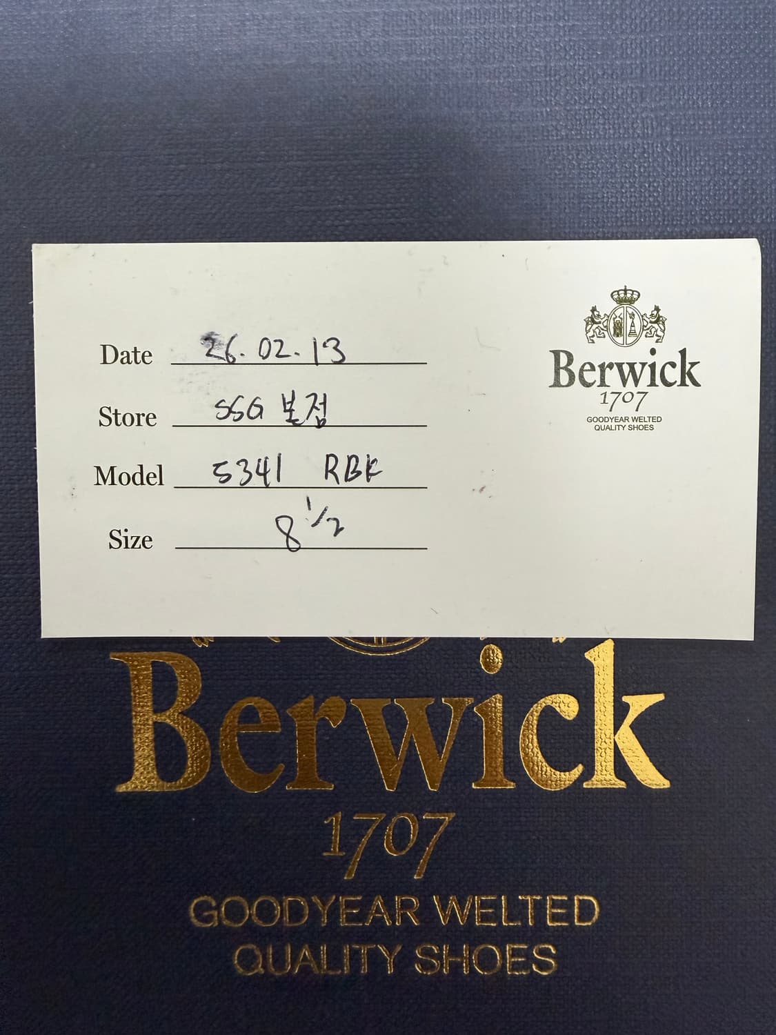 버윅5341(4406)더비 8.5 275 로이스 카프,홍창,스틸토+반창  상품이미지3