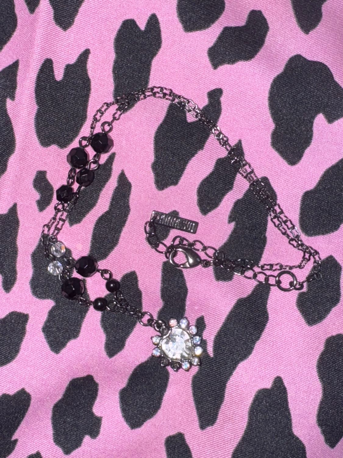 Anna Sui 안나수이 오리엔탈 하트큐빅 목걸이 상품이미지1