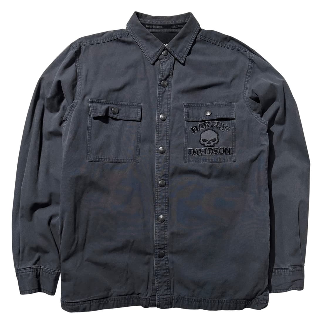 할리데이비슨 스컬 로고 셔츠 자켓 상품이미지2