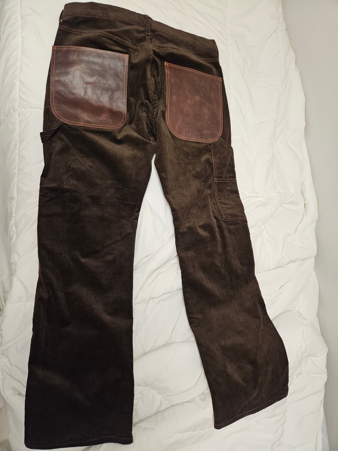 준야 와타나베 코듀로이 레더 팬츠 WP-P026 상품이미지4