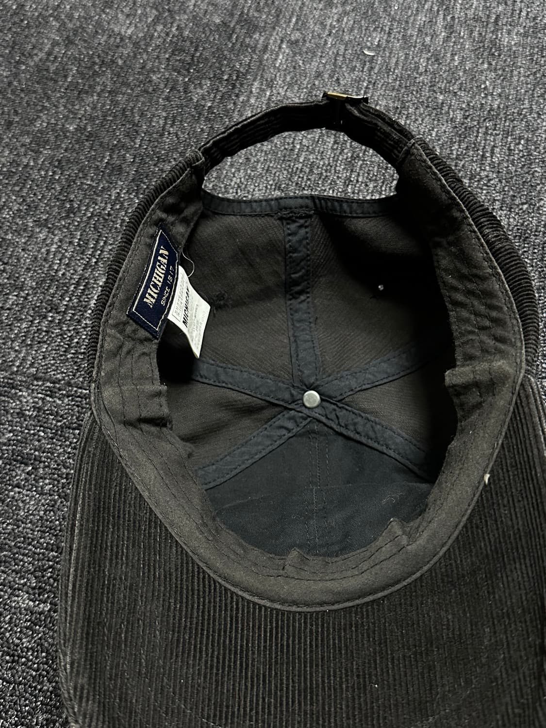 미시간  코듀로이 데미지 캠프캡 상품이미지3