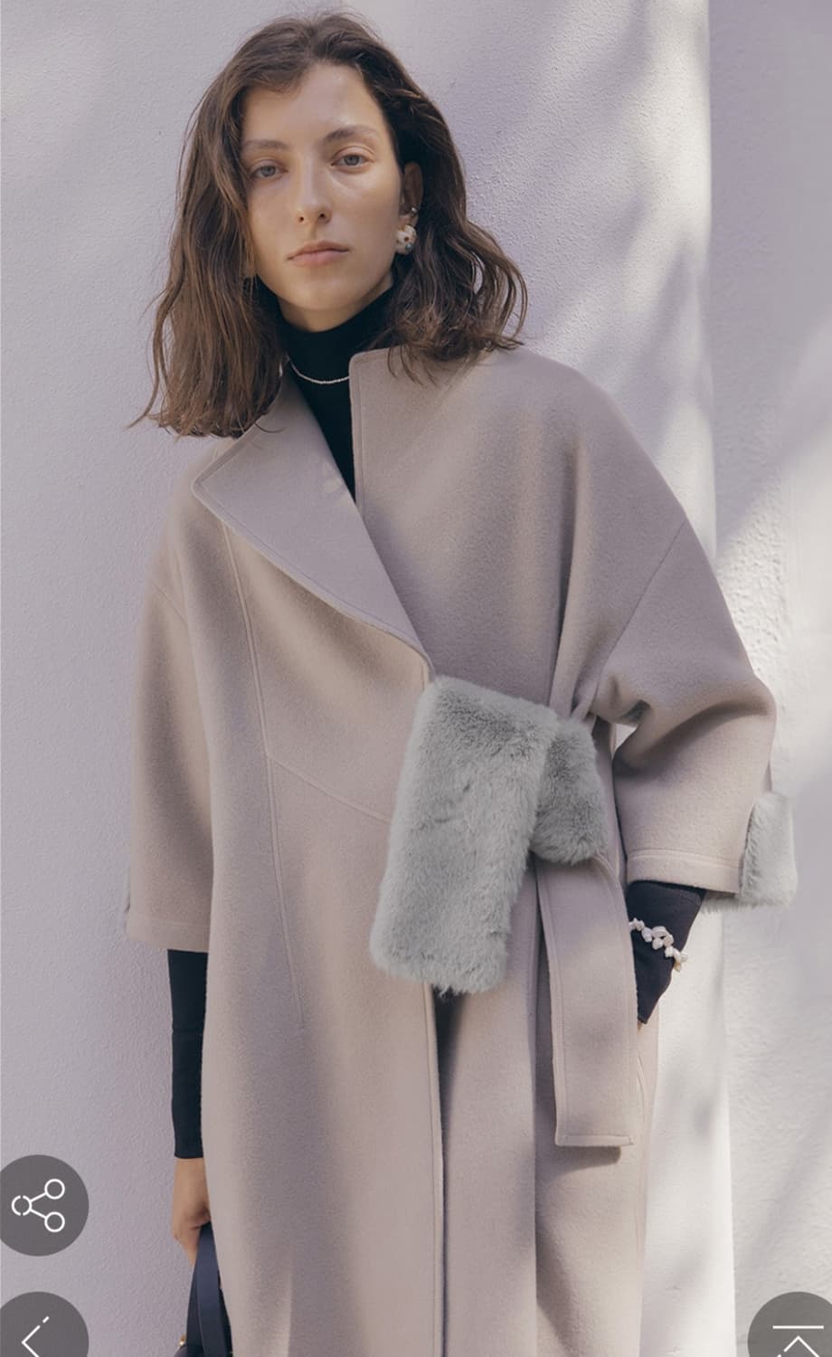 제이청 퍼트리밍 코트 상품이미지1