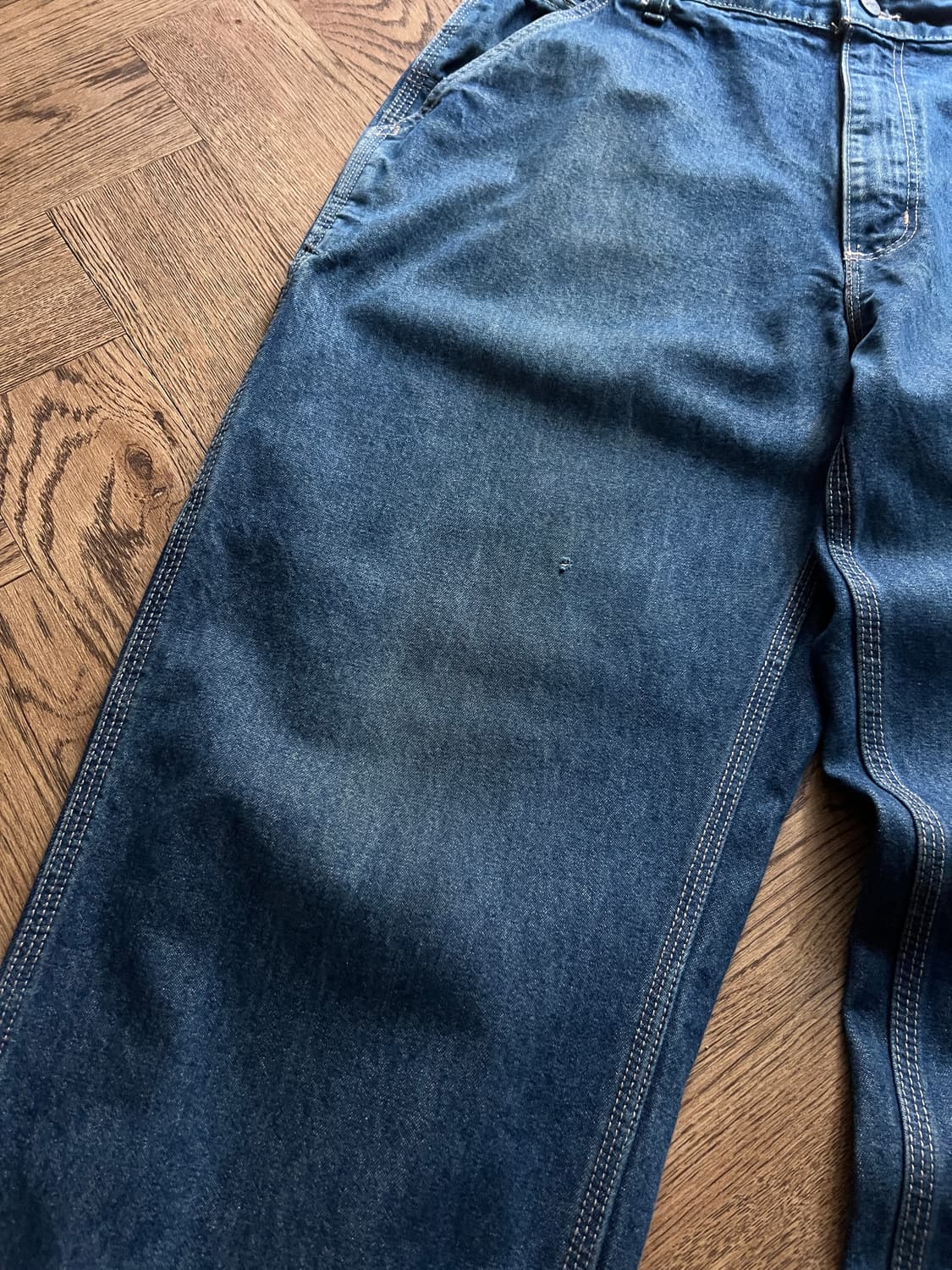 [36]칼하트FR USA 싱글니 카펜터 워크 데님 팬츠 상품이미지4