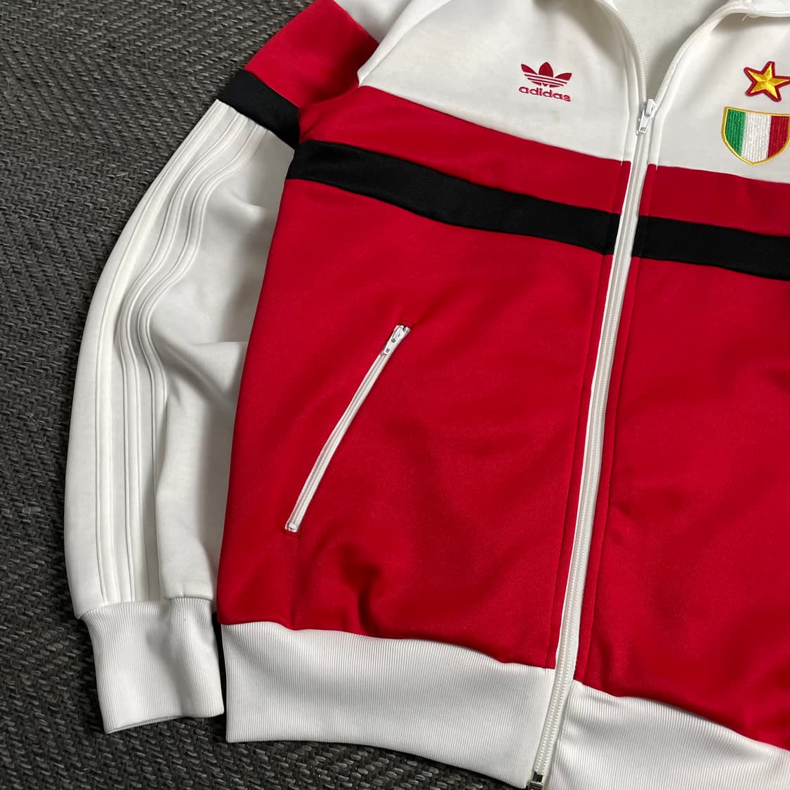 아디다스 09-10 AC밀란 배색 트랙탑 져지y 4396 상품이미지4