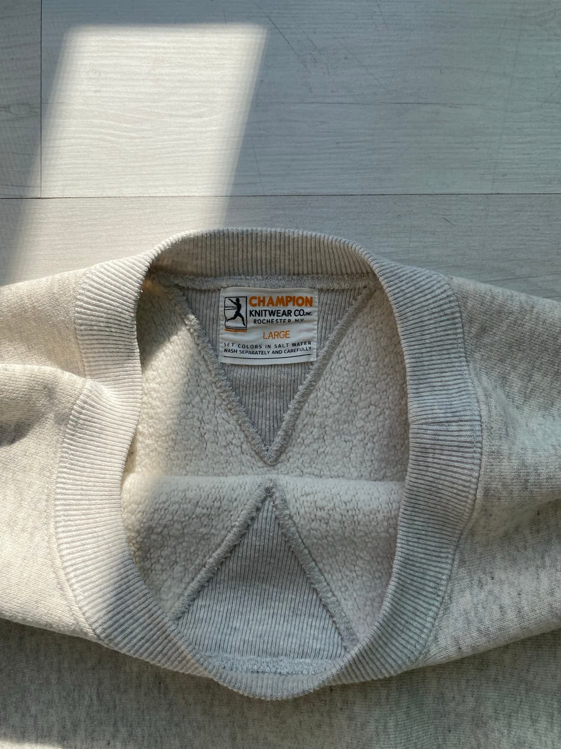 챔피온 트루 투 아카이브 1st 페이턴트 스웻셔츠 L 상품이미지4