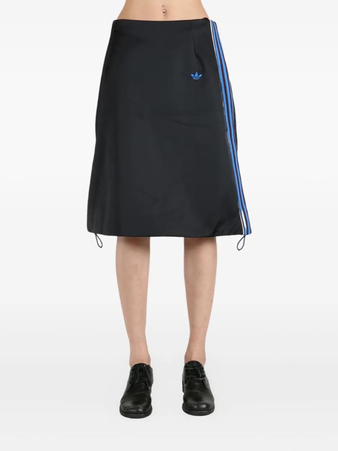 (새상품) 웨일즈보너X아디다스 새틴 미디 스커트 - BK/M Size 상품이미지2