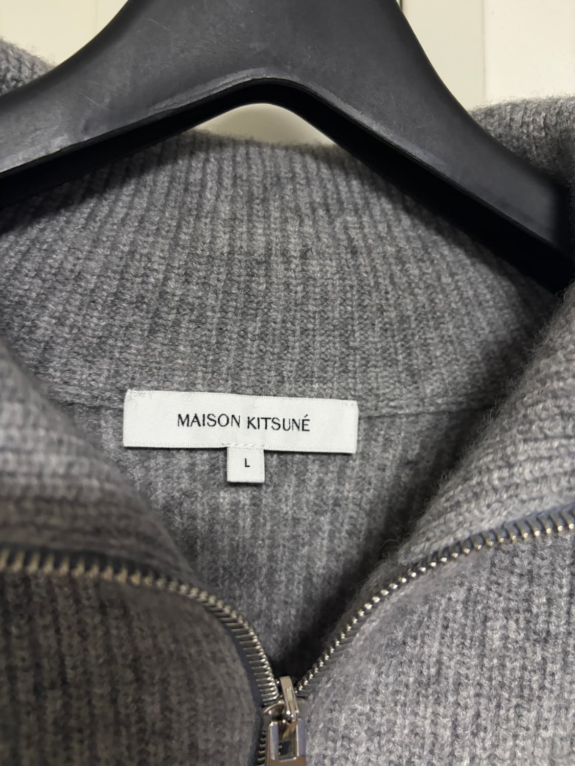 메종키츠네 하프집업 니트 상품이미지5