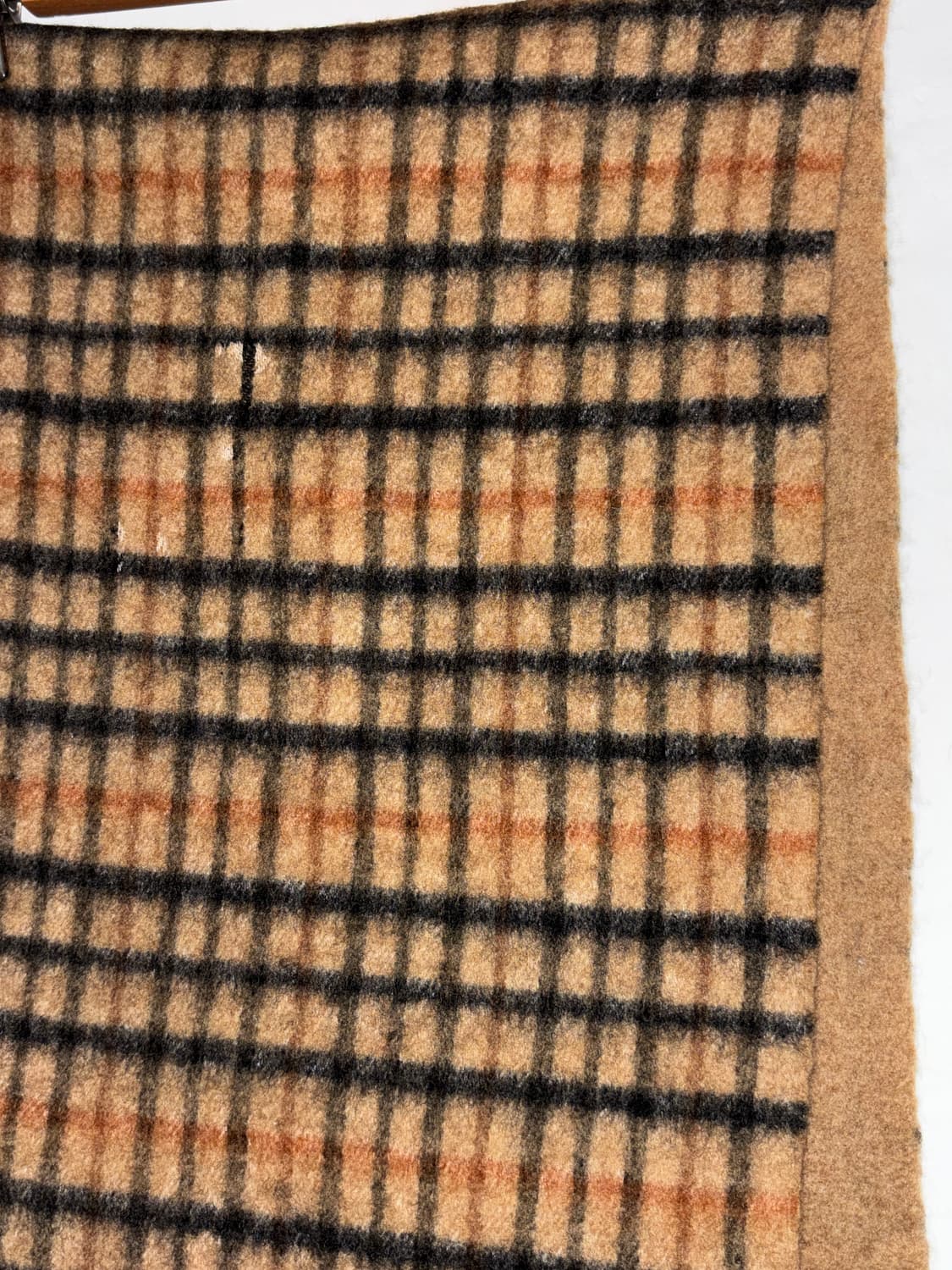 DAKS 울 체크 머플러 / Camel 상품이미지5