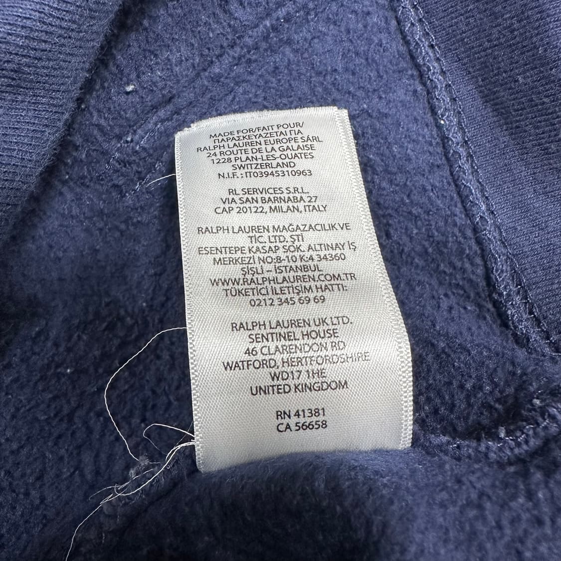 ✨ (바배) 폴로 랄프로렌 레드 포니 기모 후드 집업  상품이미지5