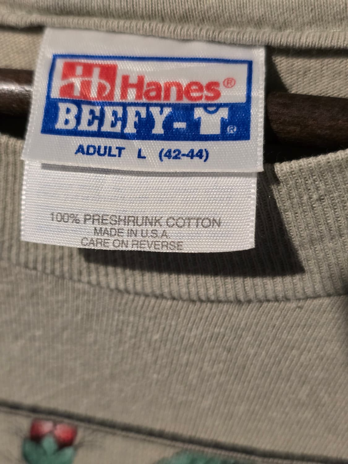 Hanes made in USA 90's 플라워 프린트 티셔츠 상품이미지3