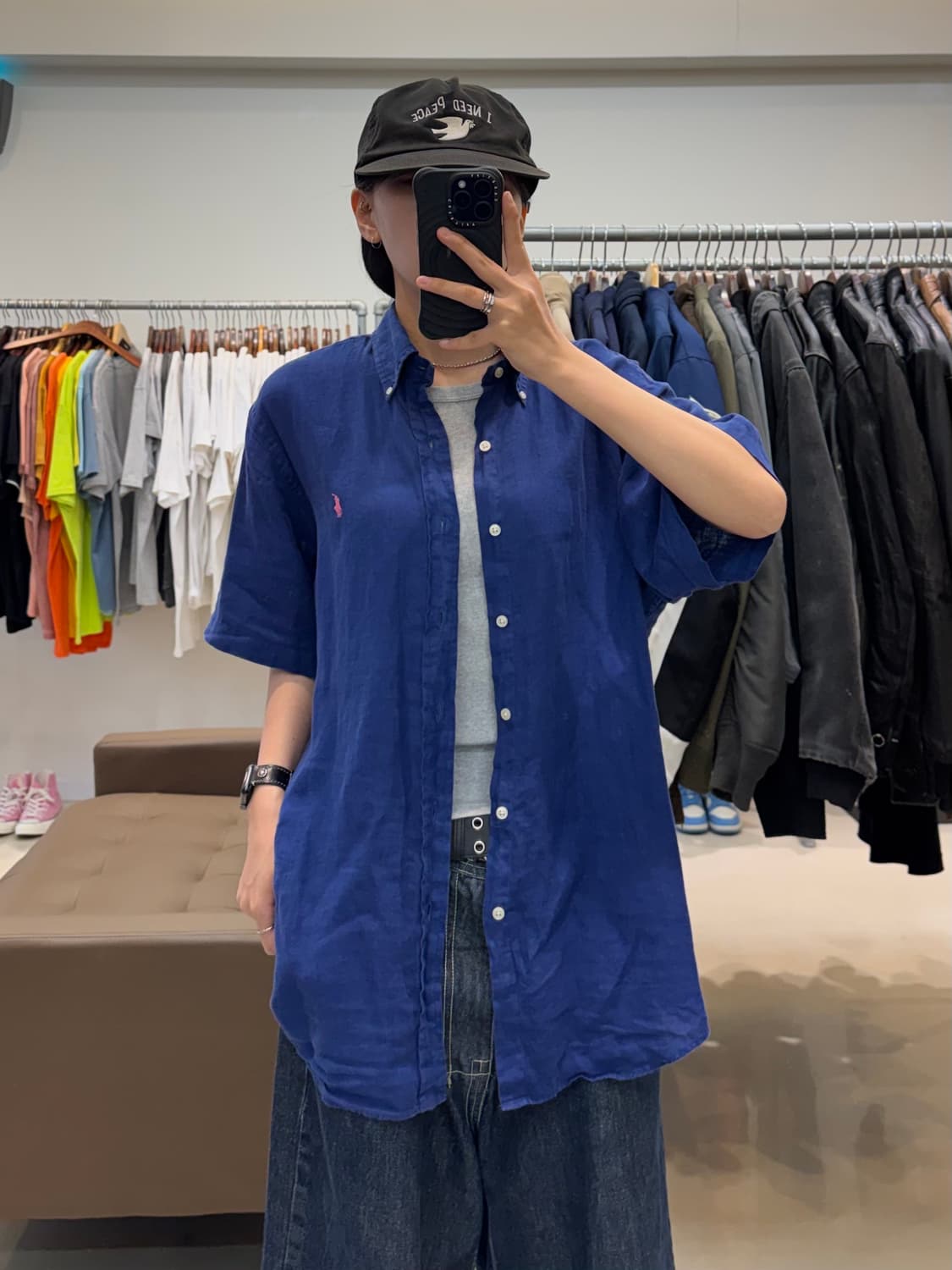 폴로 랄프로렌 린넨 반팔 셔츠 상품이미지7